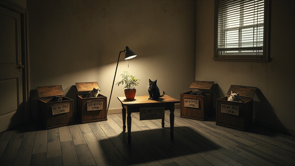 Surreal Schrödinger's Cat in a Box