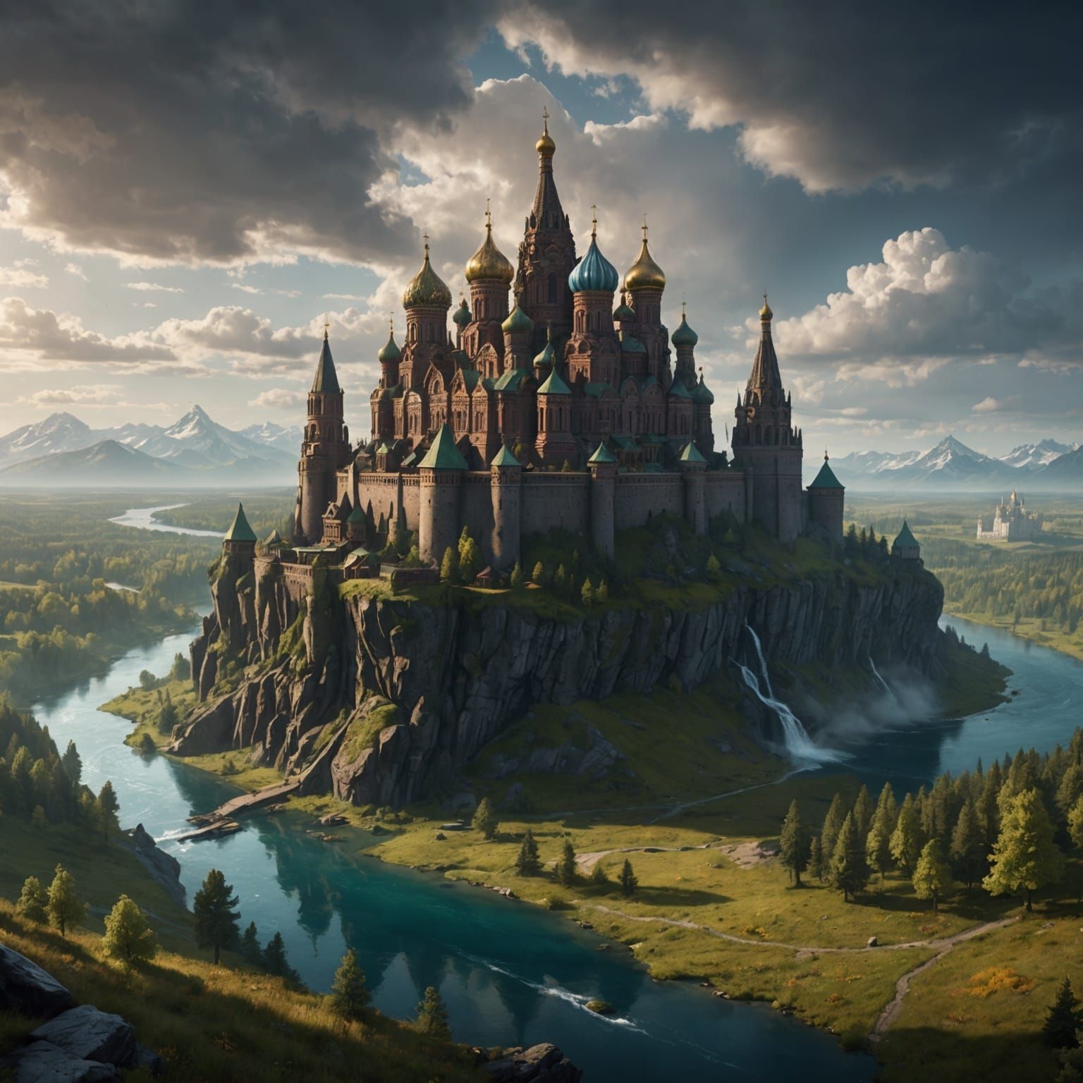 Russia as a Titan: Fantasy Concept Art