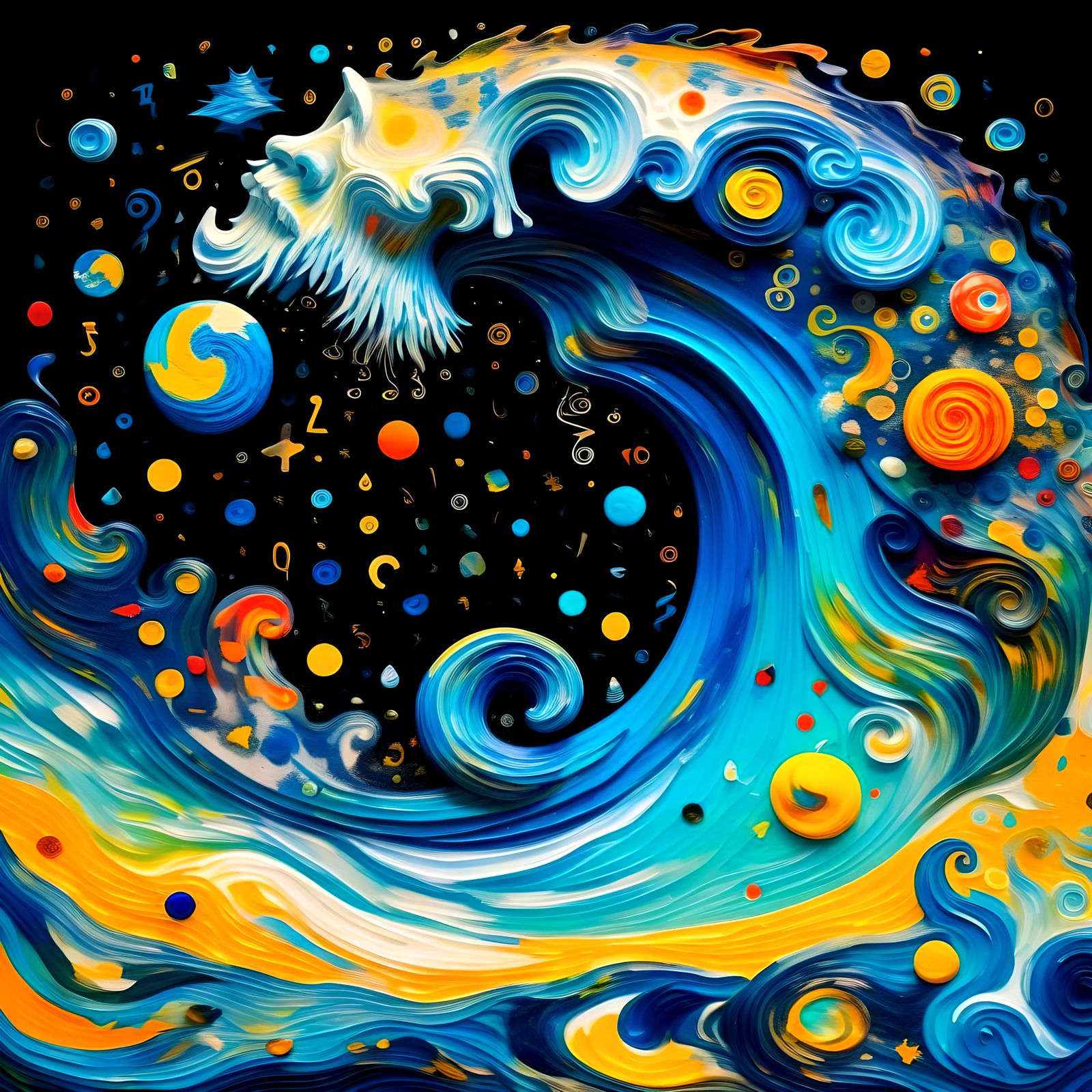 Monochromatic Dreamscape: Inner World of Consciousness