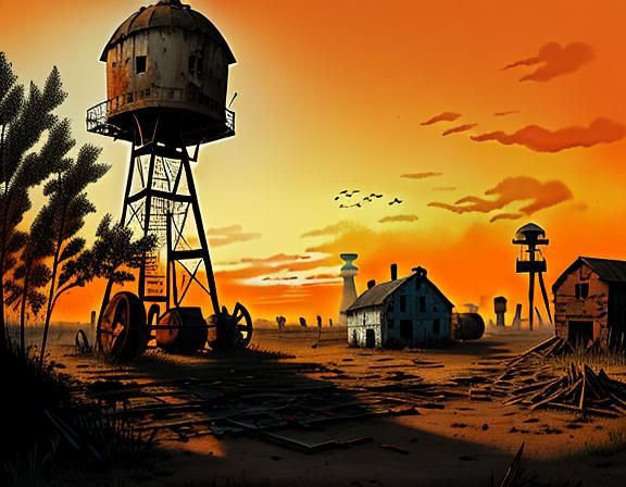 Desolate Farm: Ventriloquist Dummy and Cow Skeleton