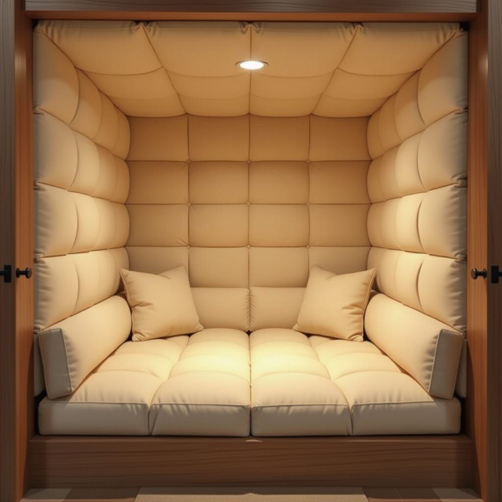 a seclusion padded cubical cell