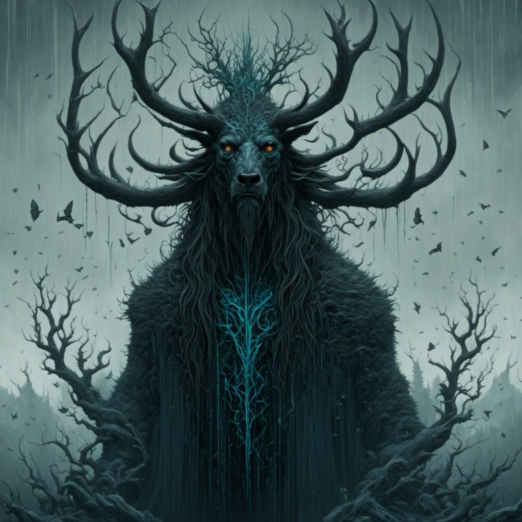 Epic Fantasy Caricature in 3D Game Cinematic Style