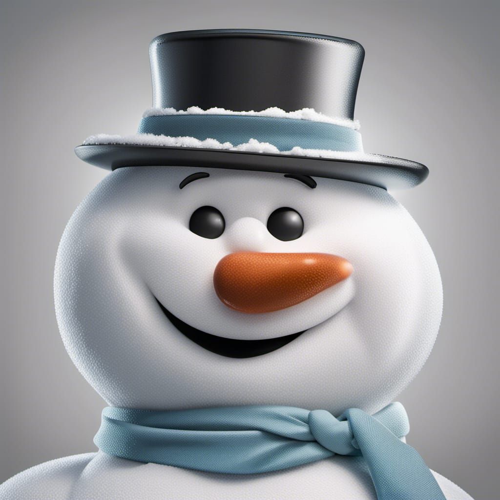 Professional Headshot of Frosty the Snowman