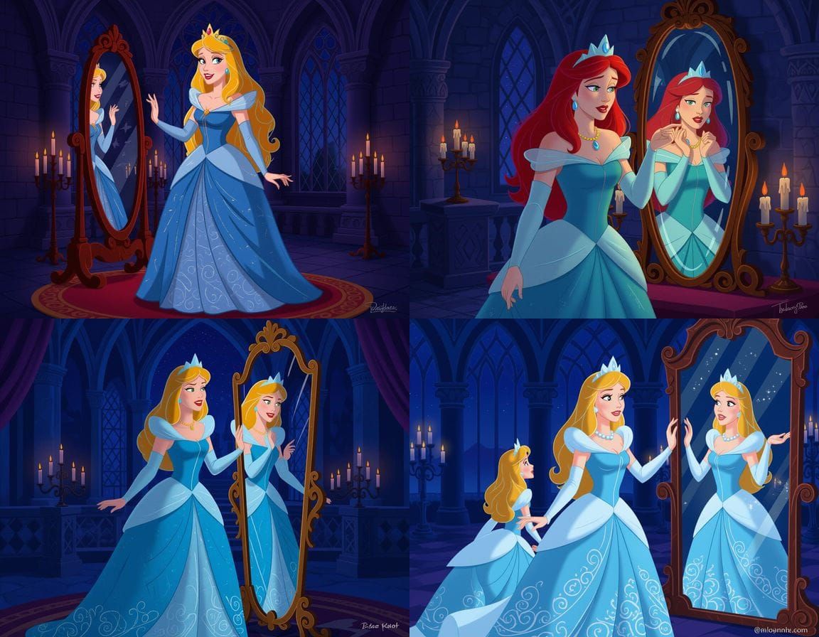 Disney Princess as Prideful Villain in Palace
