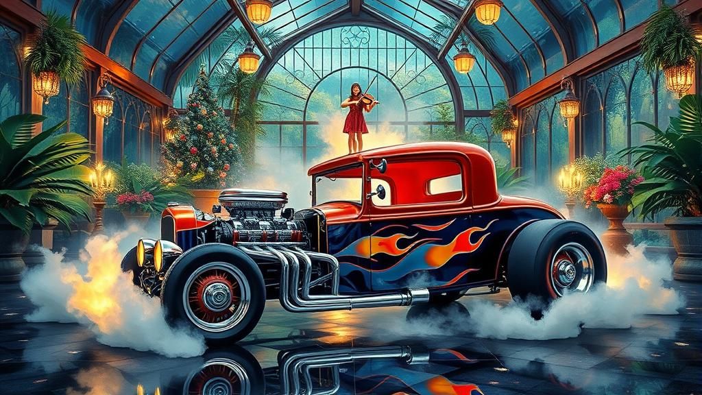 Gasser Hot Rod at Festive Starlight Gala