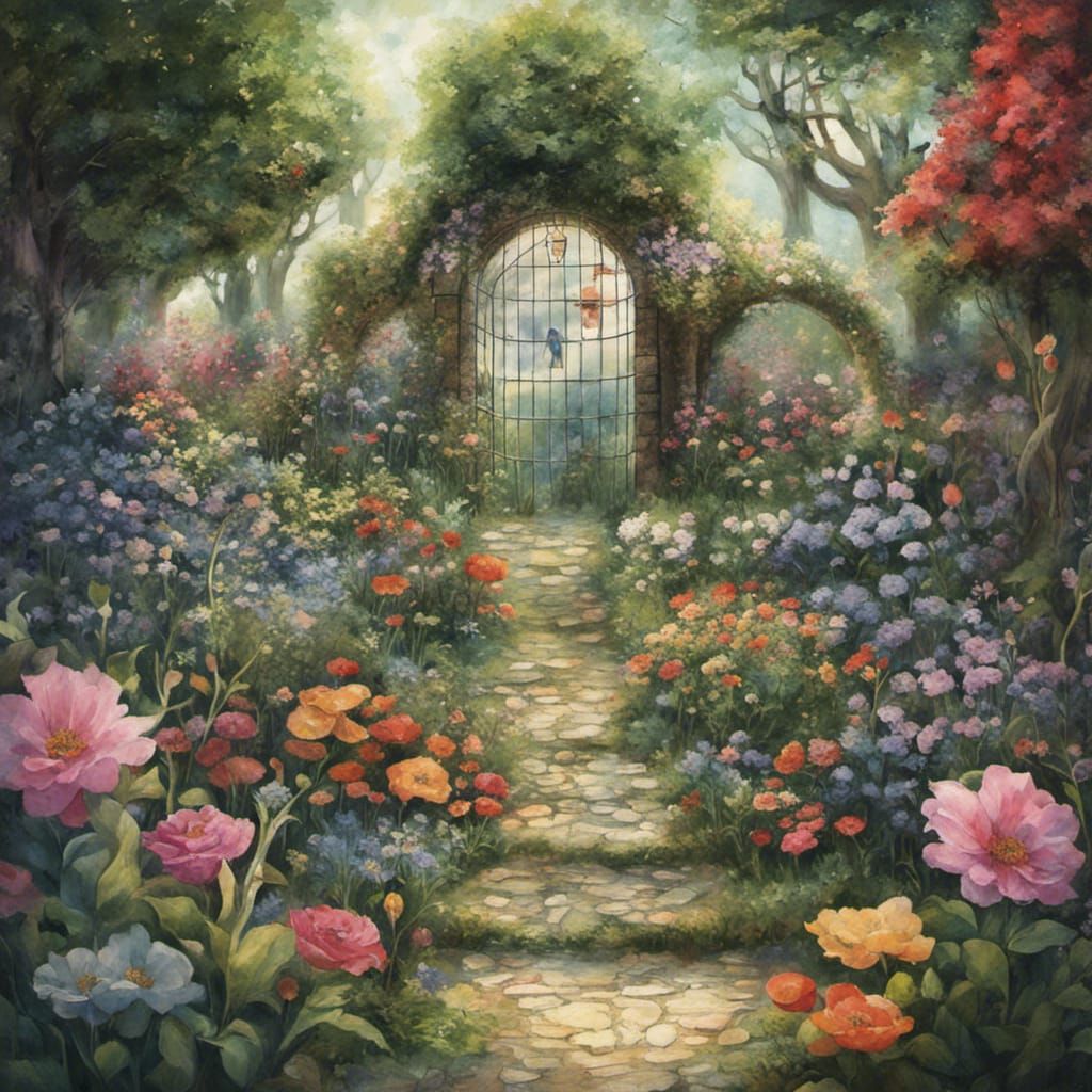 Enchanting Secret Flower Garden Escape