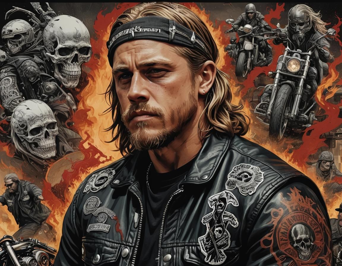 Motorcycle Outlaw Jax Teller