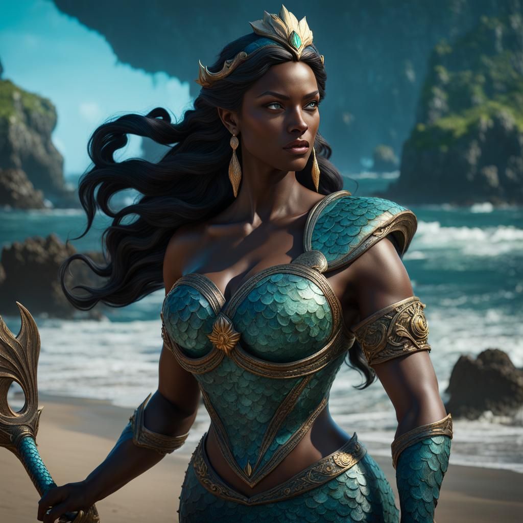 Wrath of Amphitrite: Sea Goddess in 3D