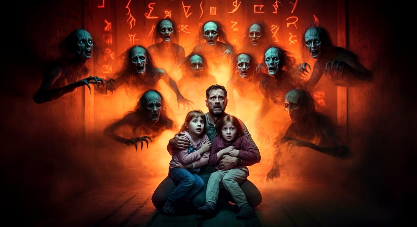 13 Ghosts Surrounded in a Symbolic Room