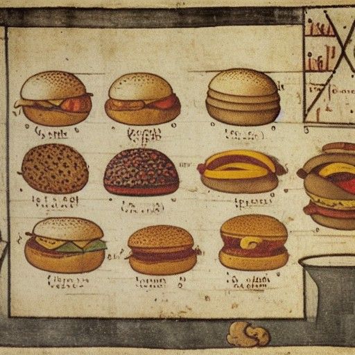 17th Century Diagram of Fast Food