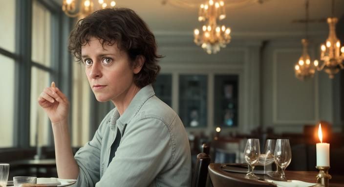 Romantic Alien Encounter in Candlelight