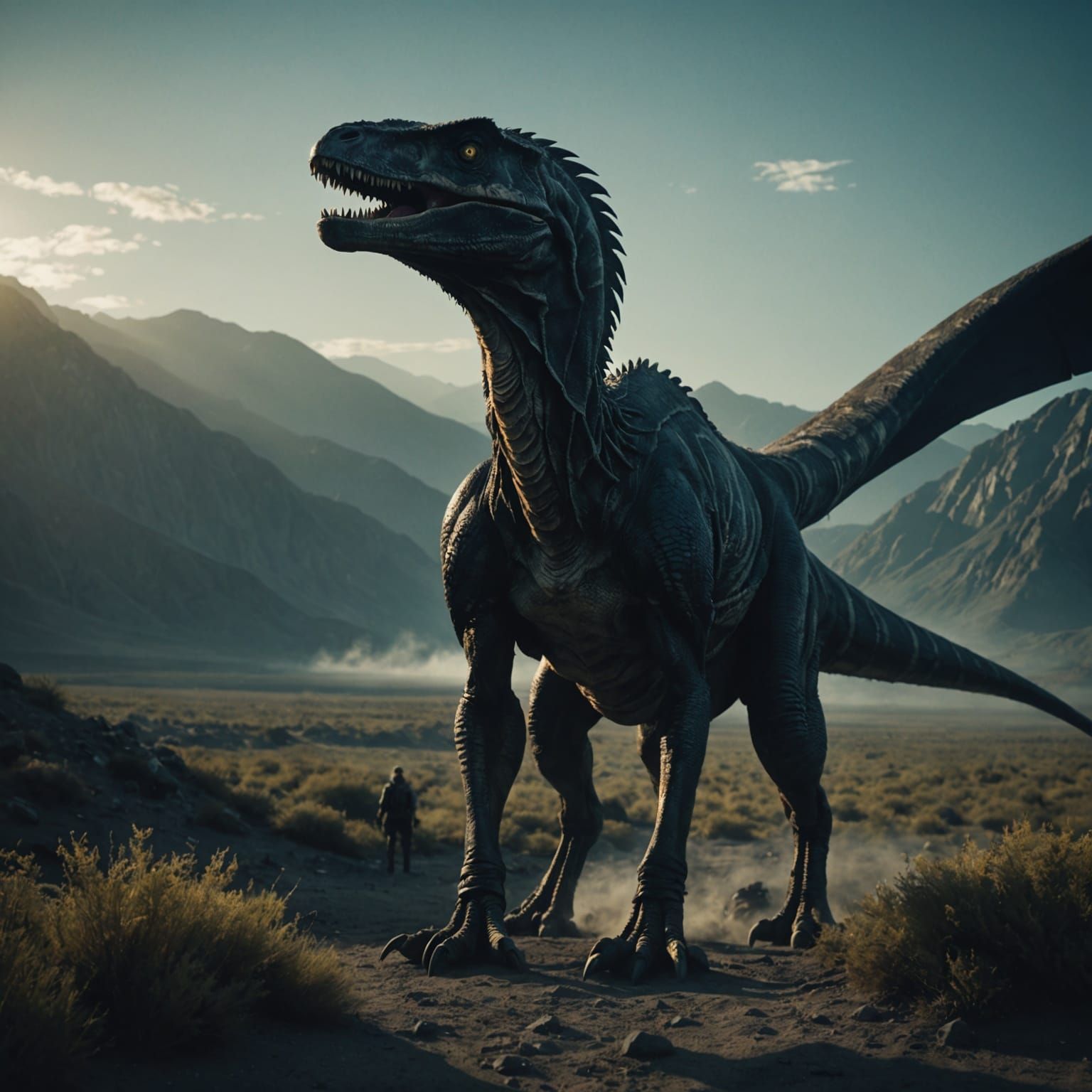 Dreamlike Cinematic Still with Film Grain