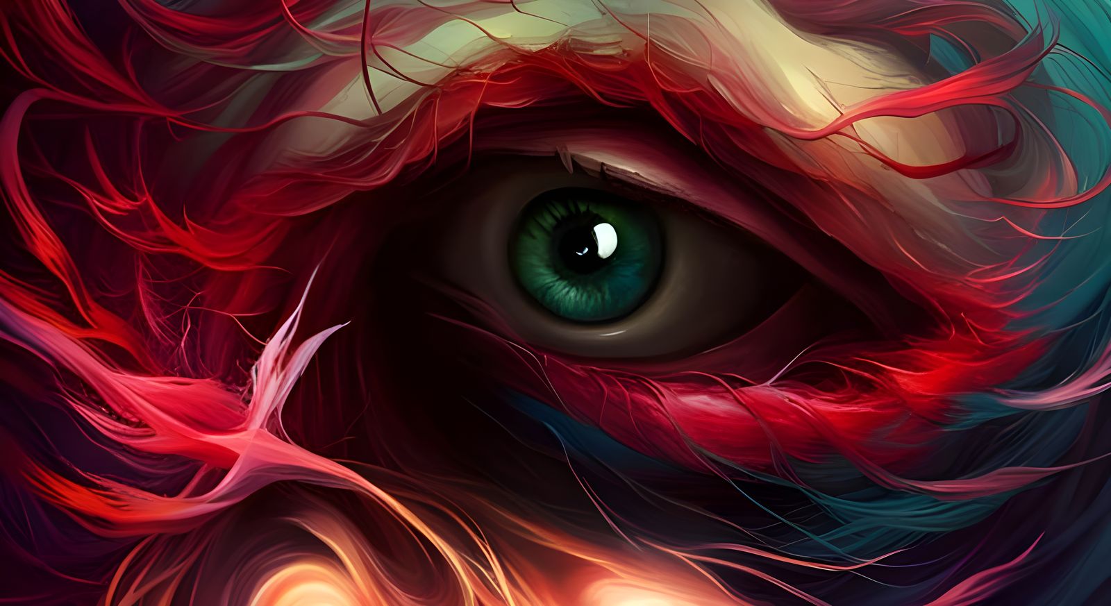 Surreal Digital Art: Swallowed Whole, Immersive Journey