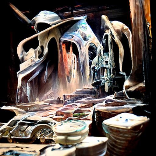 Cereal Monsters Share Breakfast in Surrealist Style