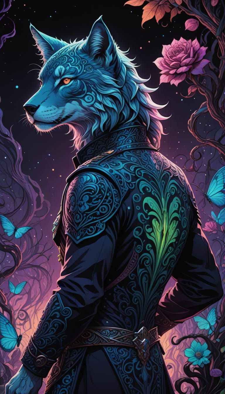 Supernatural Fashion Icon in Triadic Colors