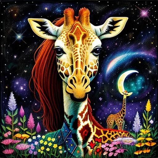 Strange Giraffe Person