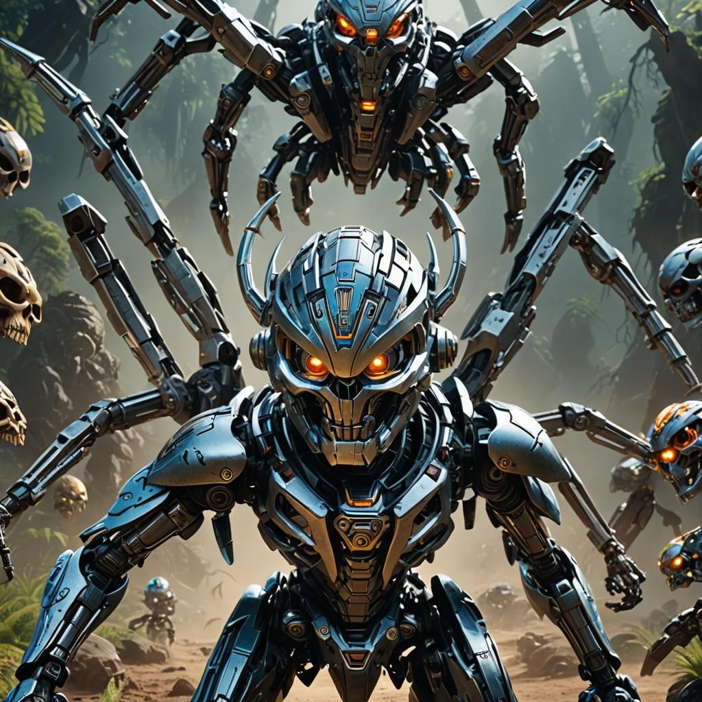 Bionicle Live Action Movie Poster: Skull Spiders