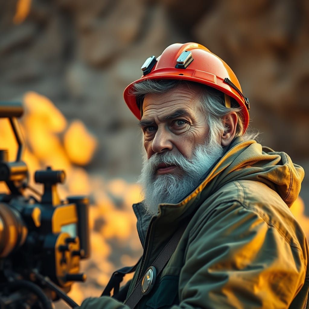 Italian Geologist Directs Cinematic Scene in Golden Hour