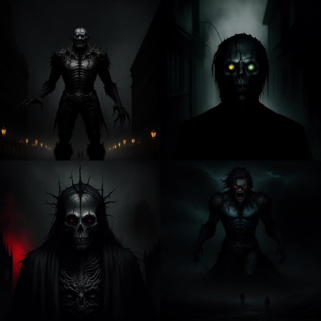 Monsters and Delusions Unleashed: A Horror Scene