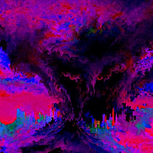 Abstract Chaos Generated by AI