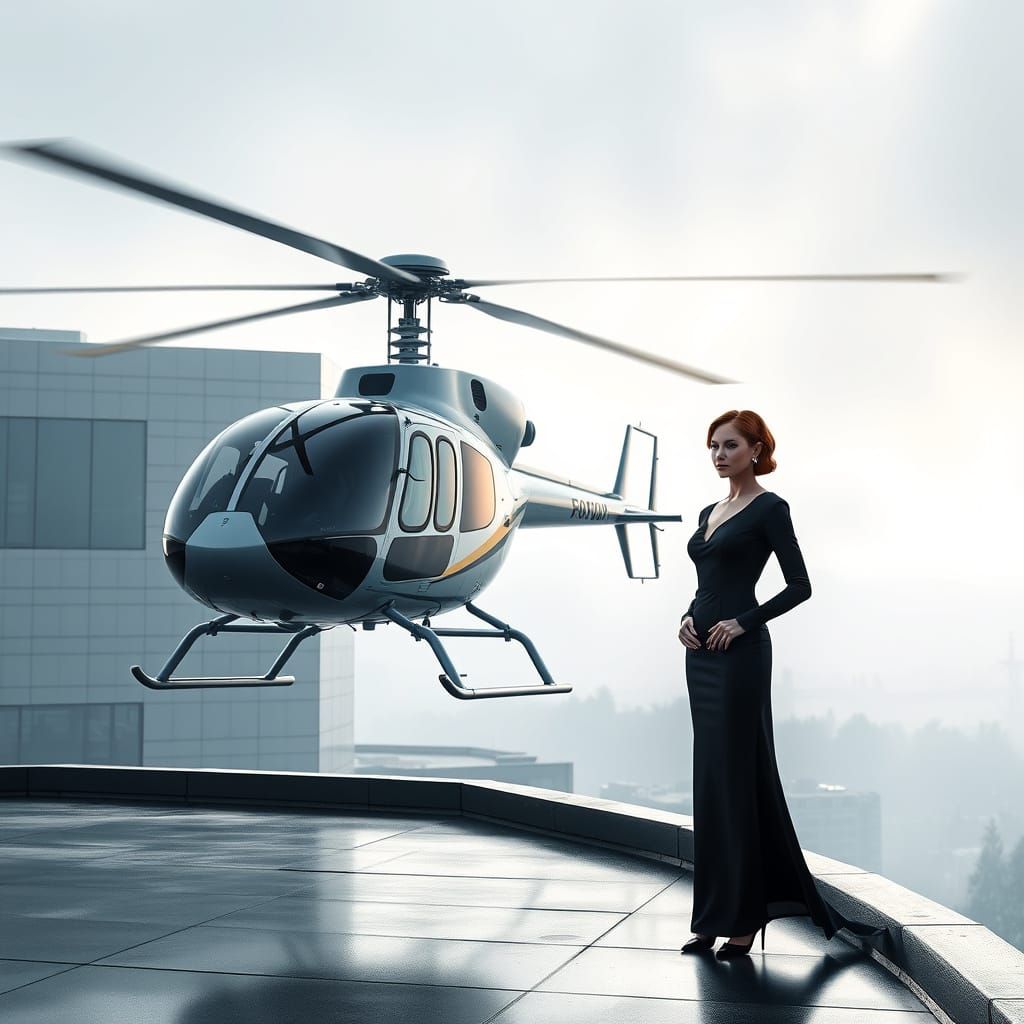Glamorous Countess Arrives at Glasgow Hospital in Futuristic...