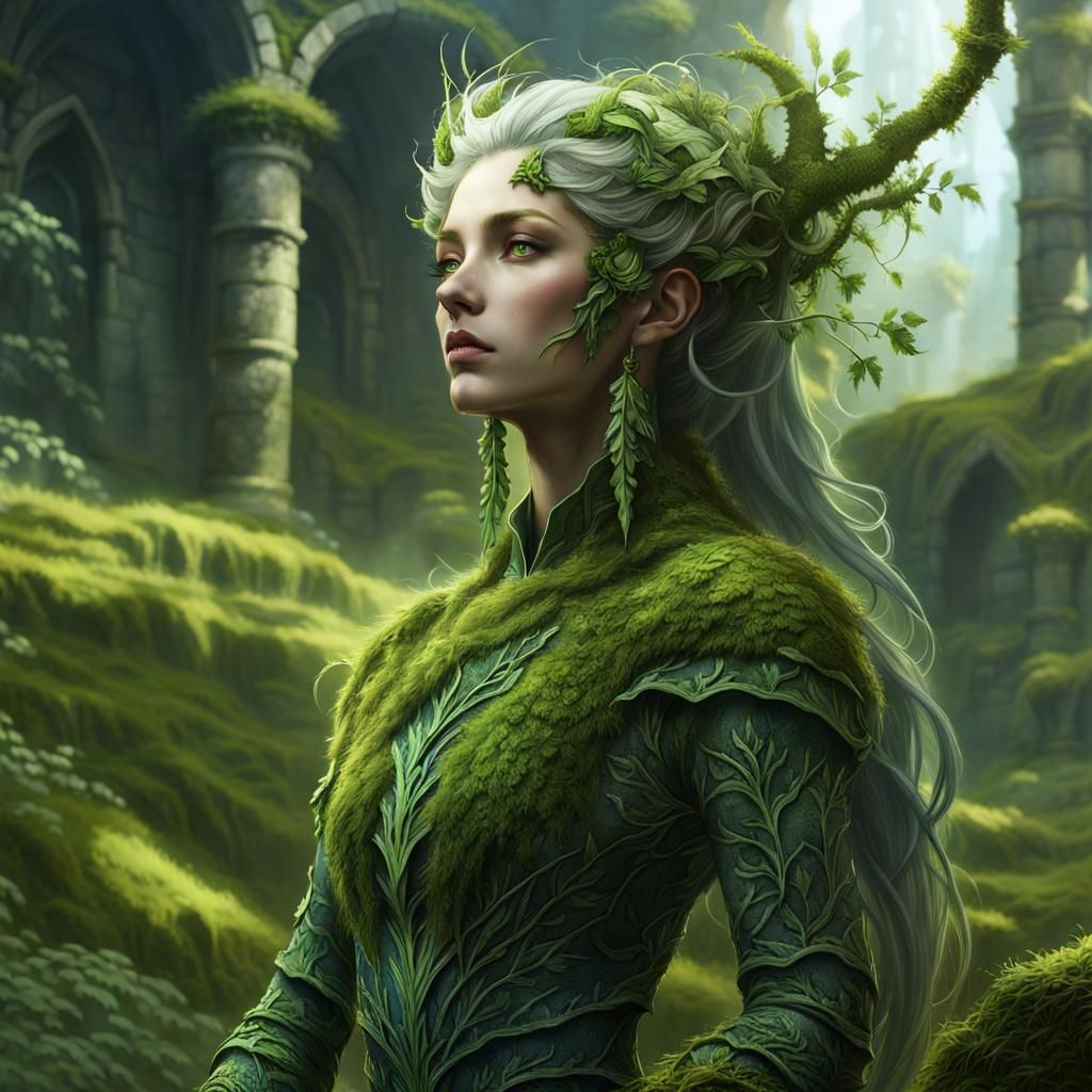 Surreal Earth Elemental Heals Ruined City