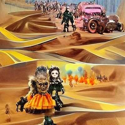 Mad Max Meets Wizard of Oz: AI Mashup