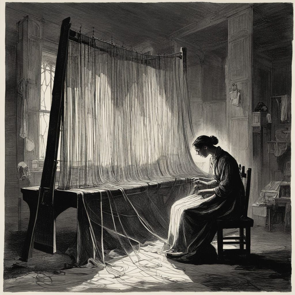 Ethereal Weaver Unveils Haunting Tapestry