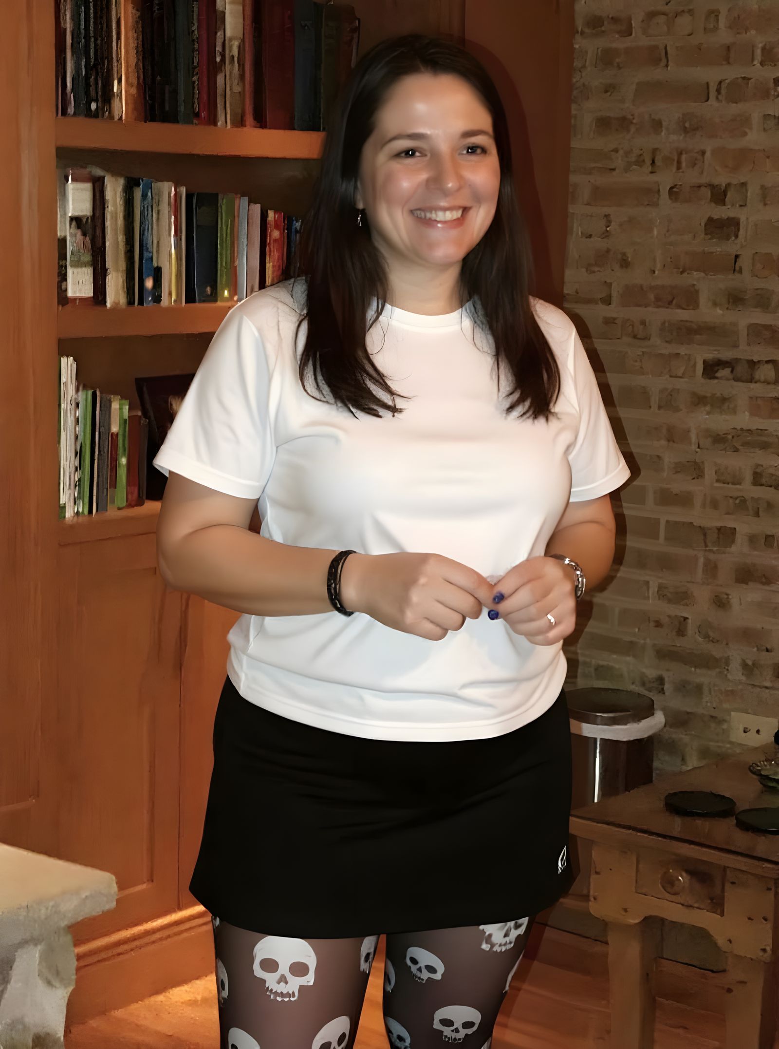 Retro Style Image of Woman with Flowing Hair