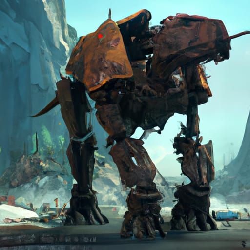 Detailed Matte Painting of an ATAT Walker