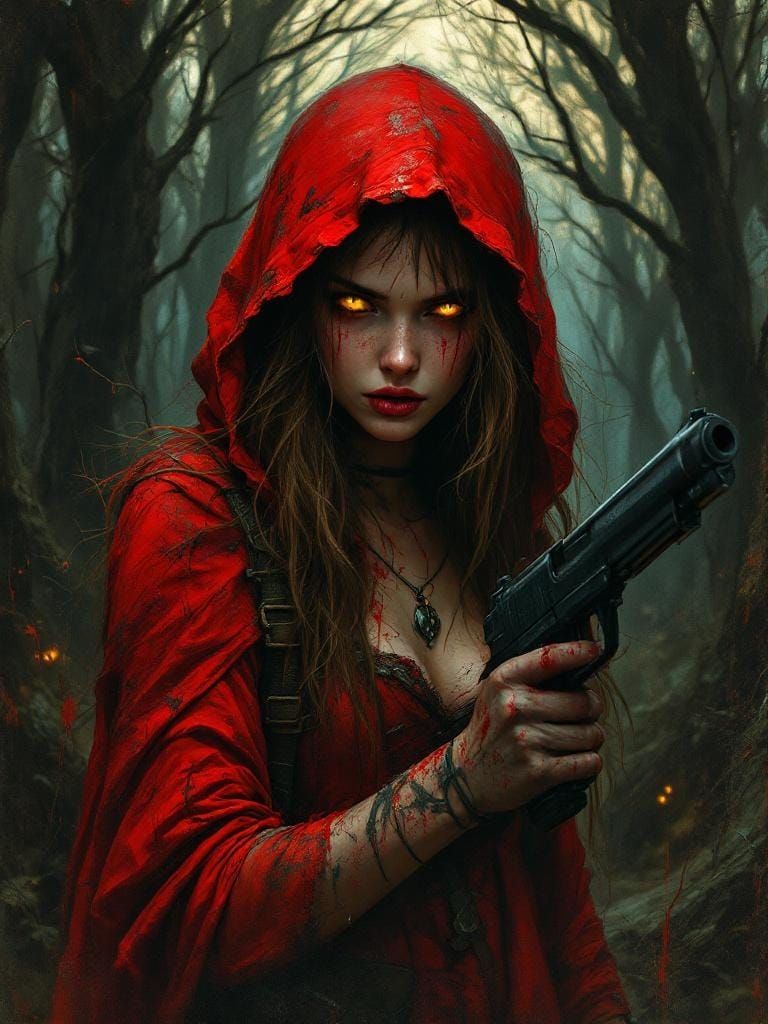 Little Red Riding Hood in Post-Apocalyptic World