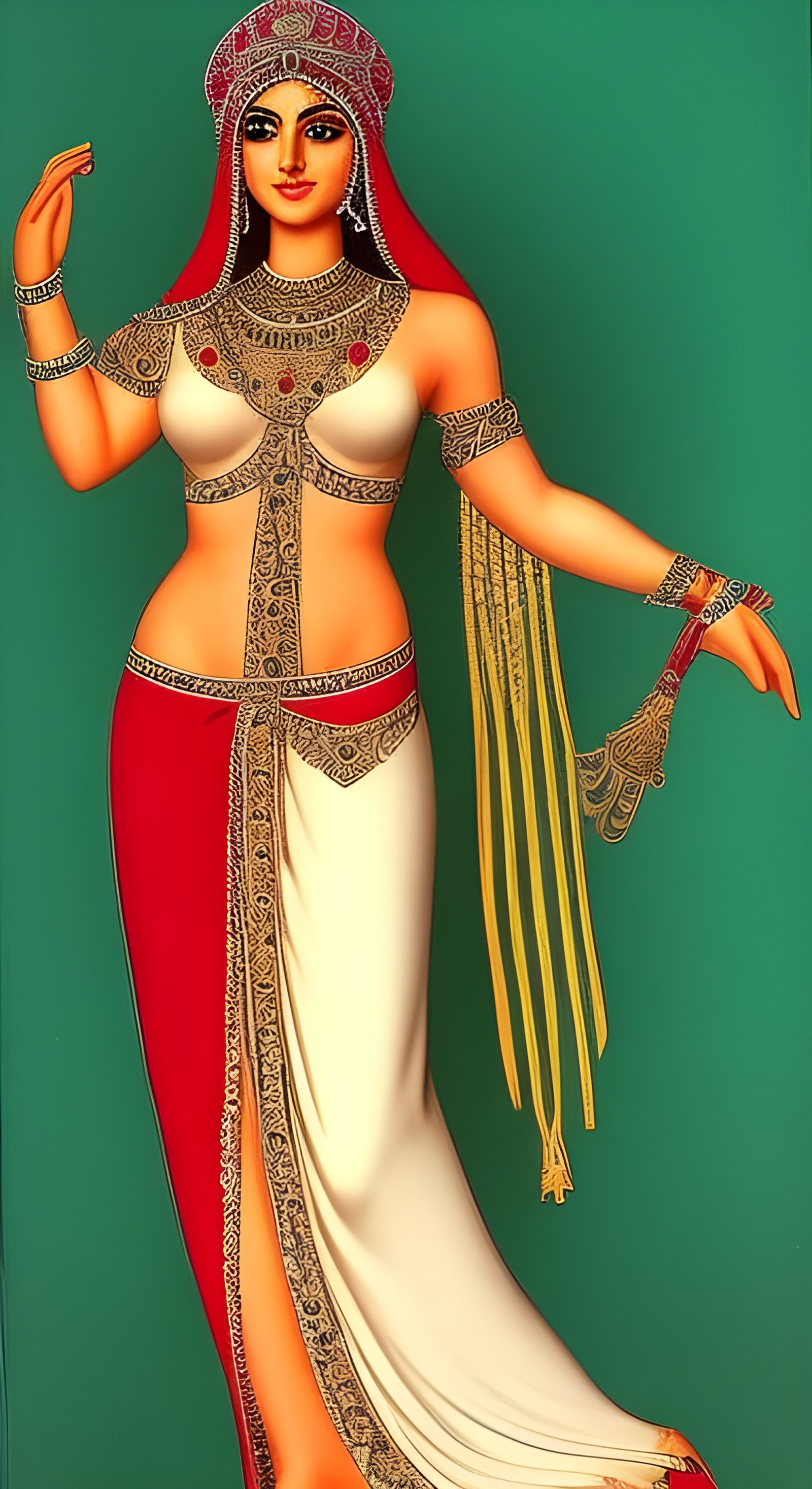 Women as Goddesses: A Persian Art Interpretation