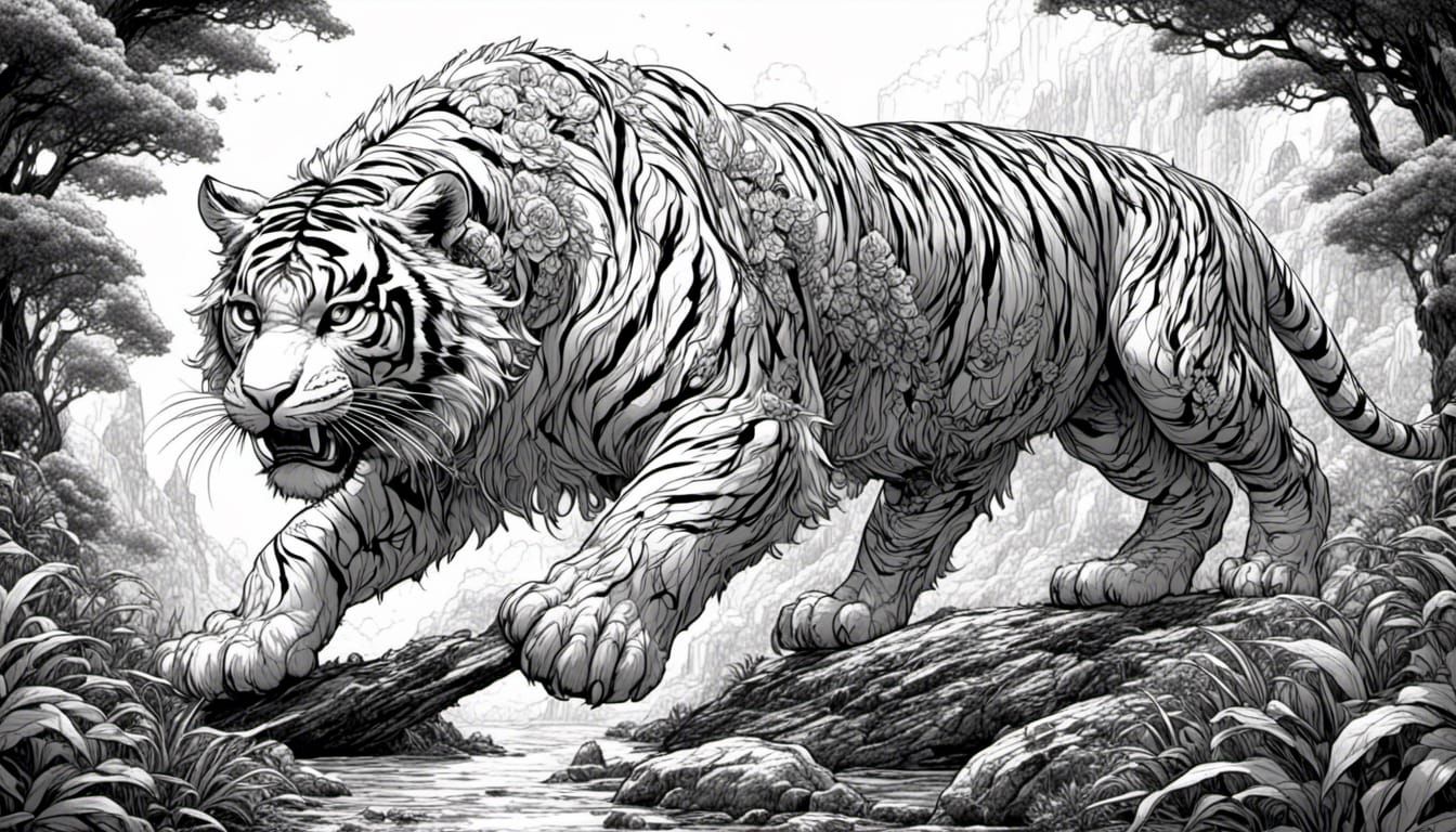 Tiger 16:9 wallpaper