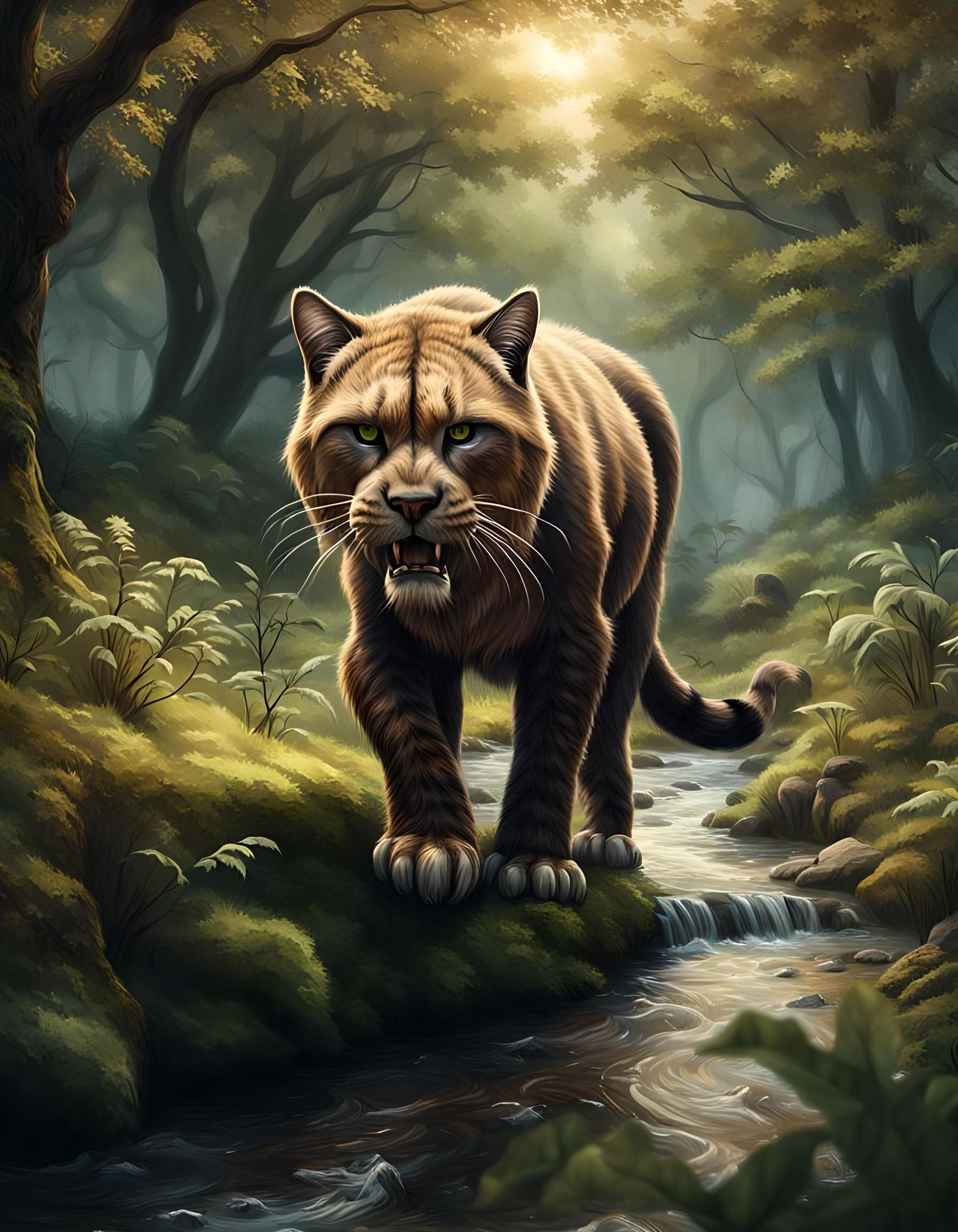 A Sabre-Toothed Cat