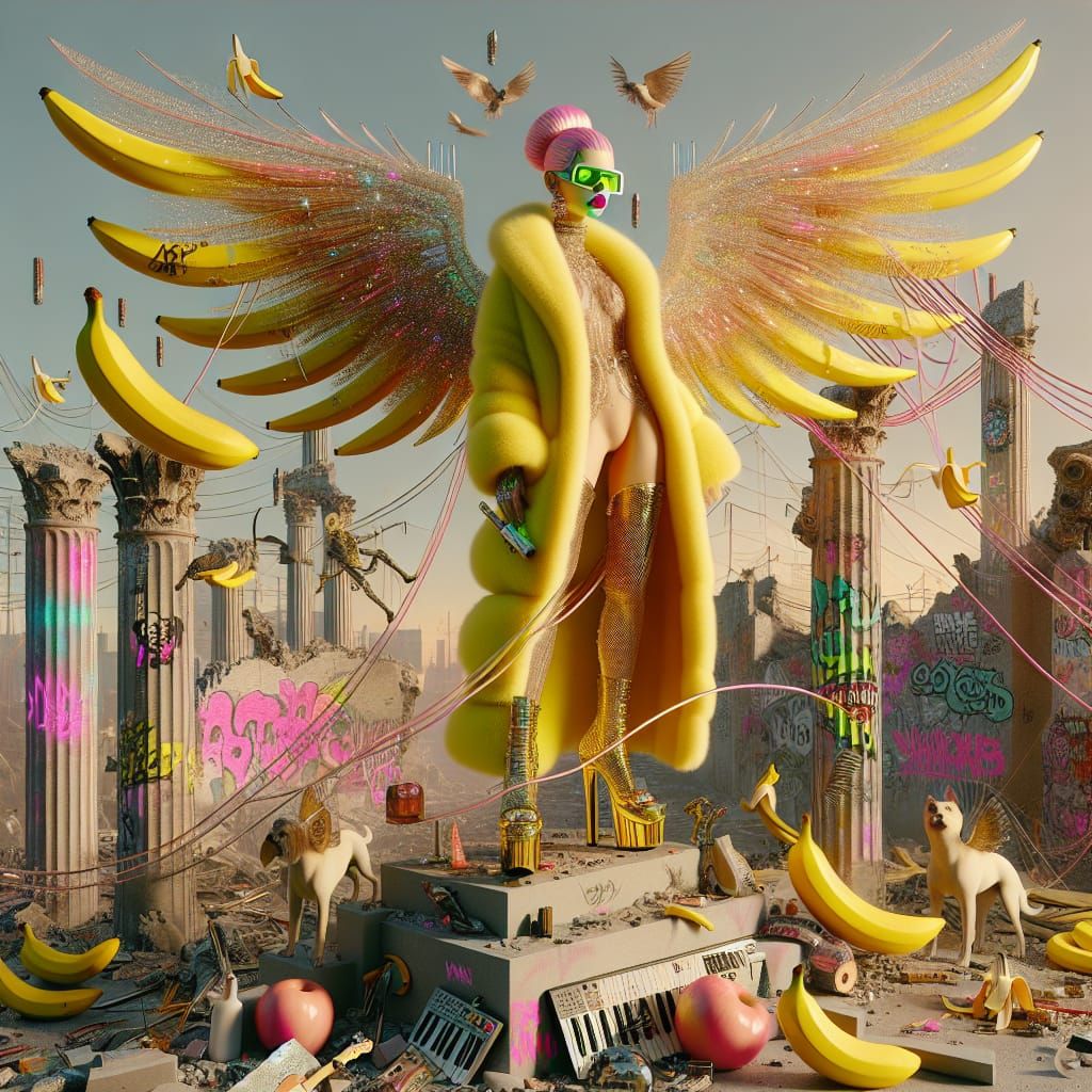 Delightful Apocalypse: Nyma in Pop Art Punk Style