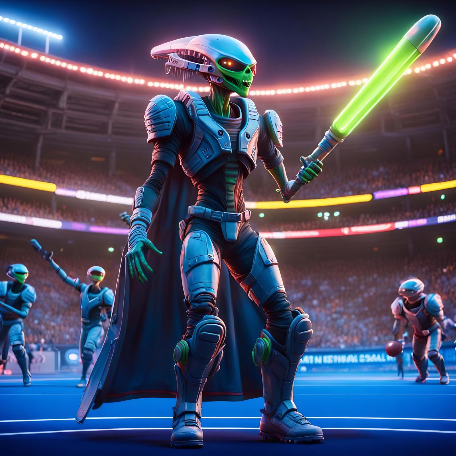 Breathtaking Intergalactic Baseball Game in Unreal Engine