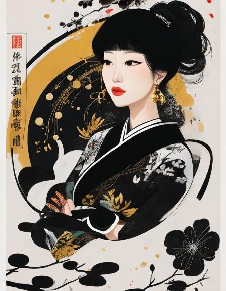 Woman in the Style of Wu Guanzhong