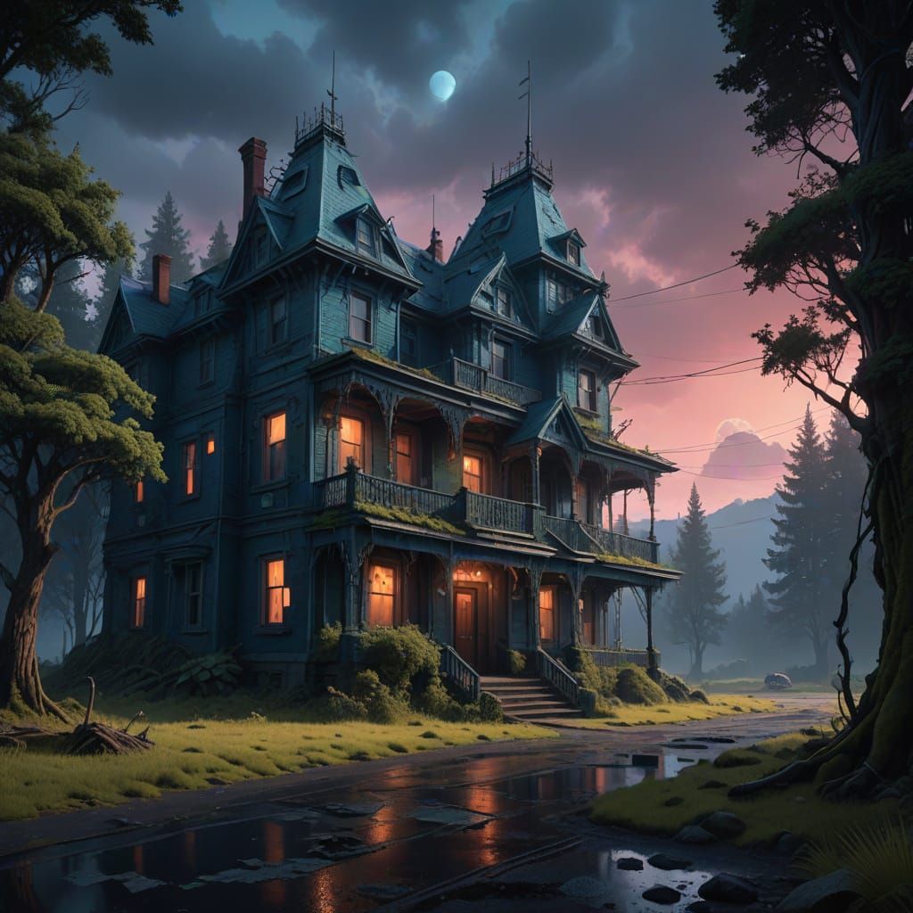 Abandoned Heartbreak Hotel in Oregon's Haunting Landscape