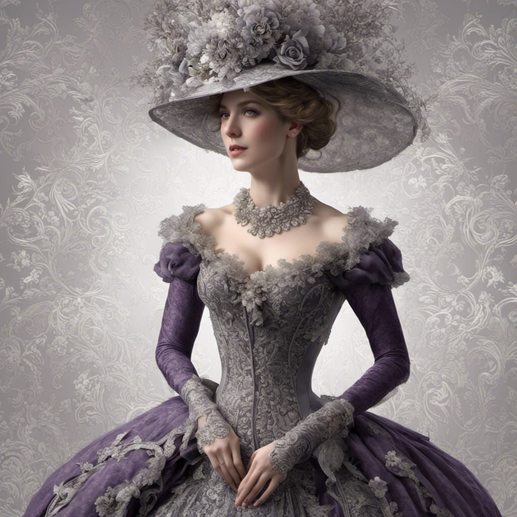 Victorian Woman with the Hat