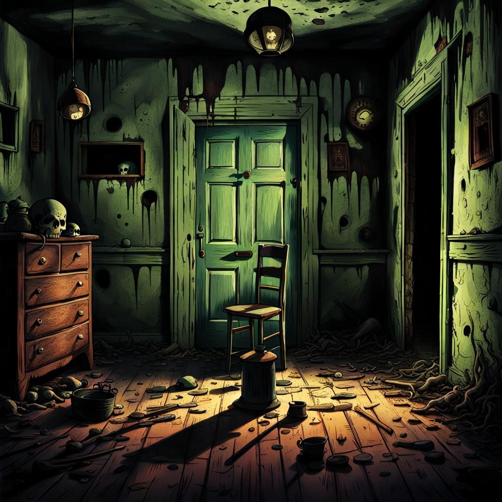 Eerily Creepy Place Generated by AI