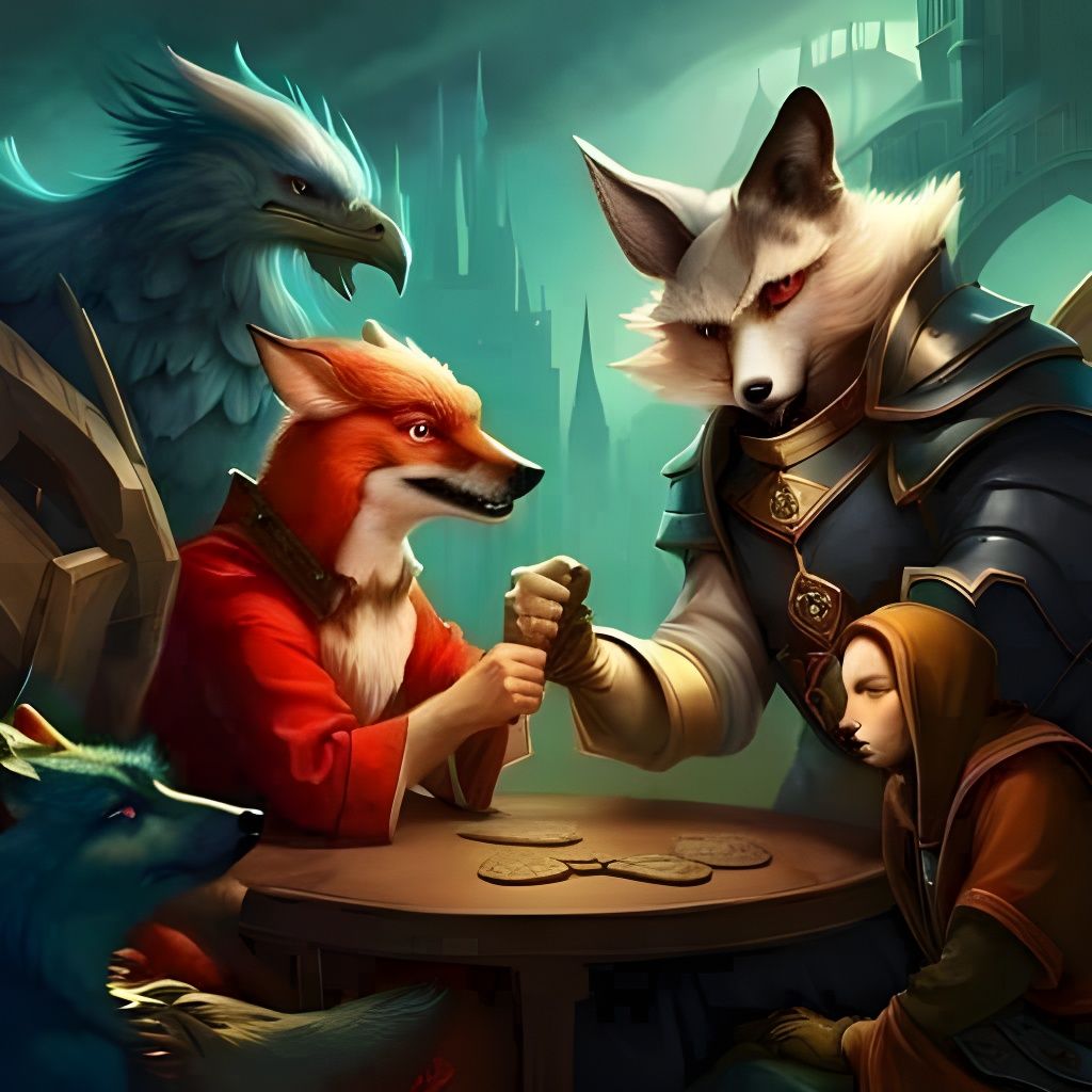 Fantasy Fox Thief and Golden Goose