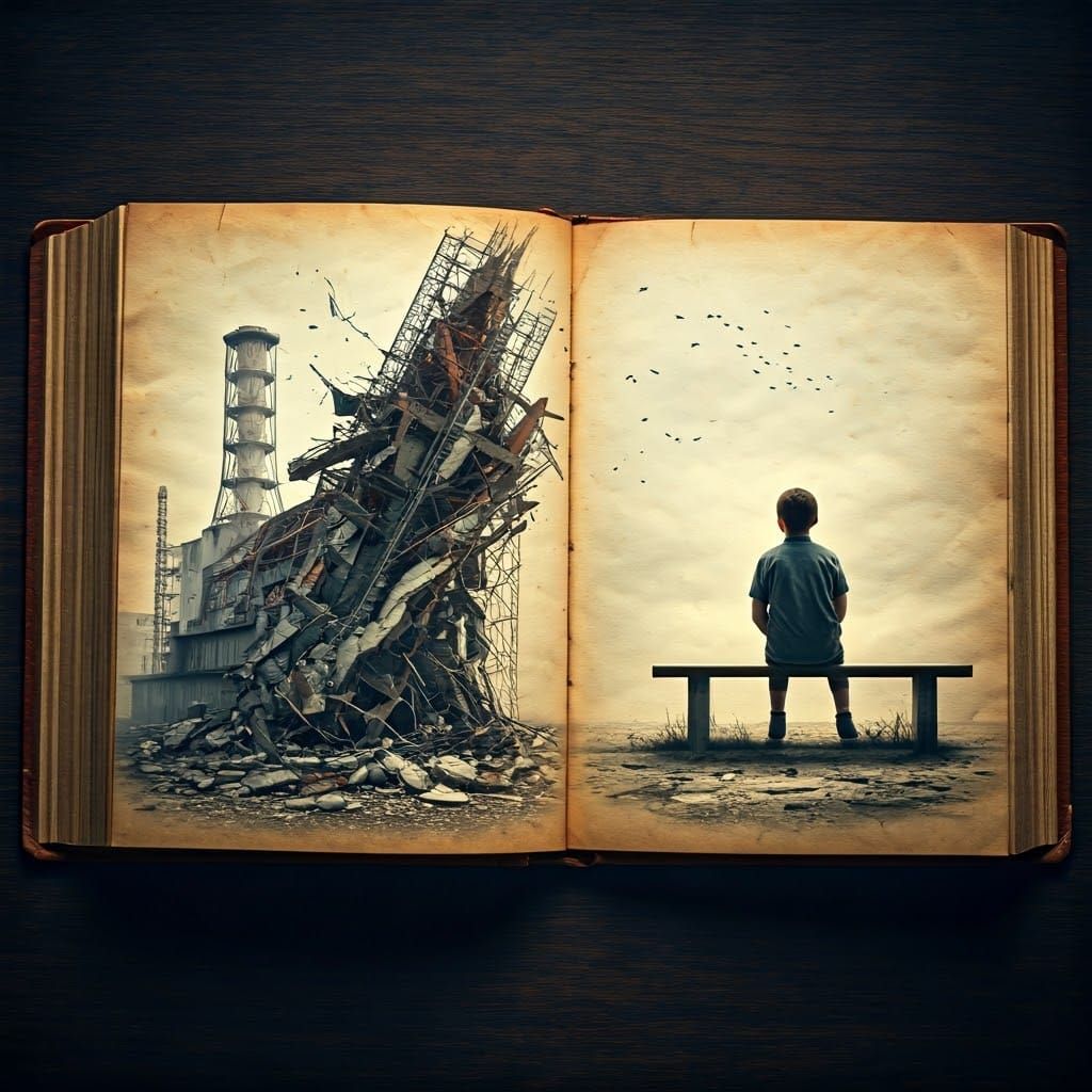 Chernobyl's Sorrow: A Cinematic Book Diptych