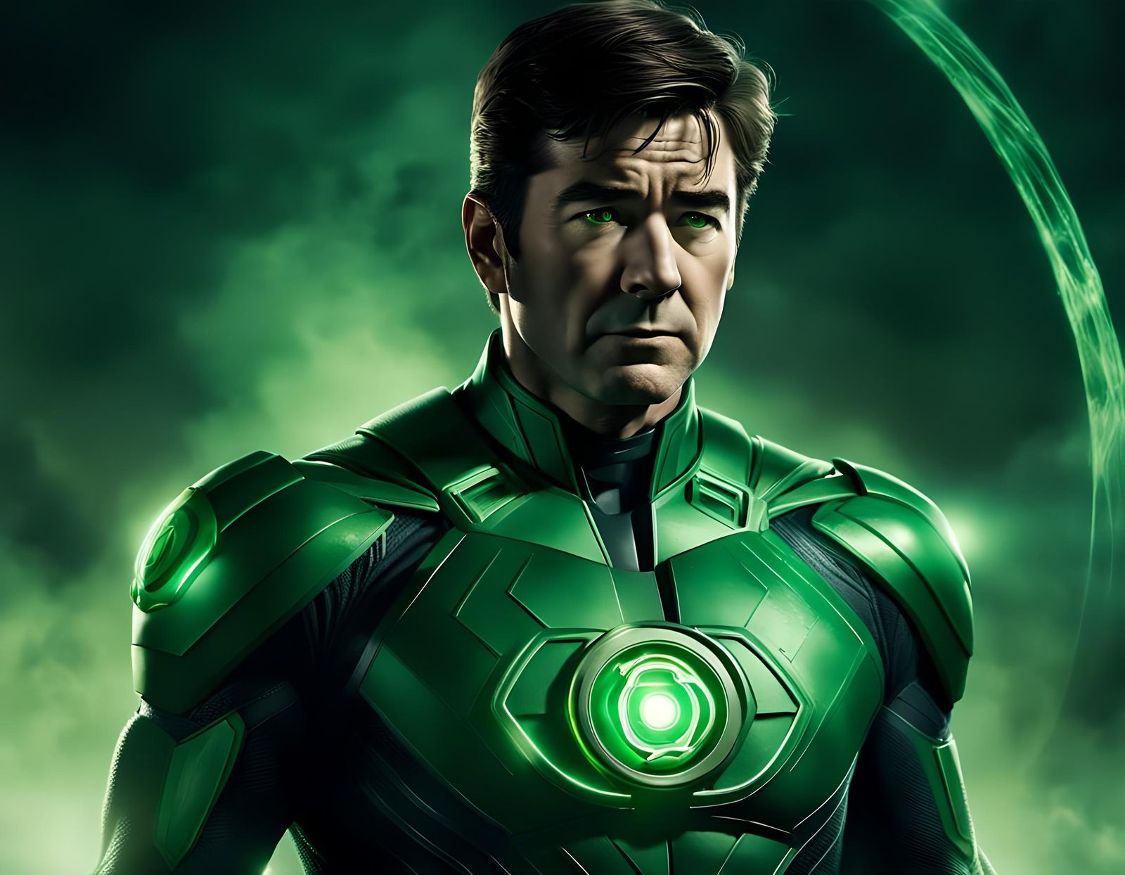 Hal Jordan Green Lantern, Digital Rendering