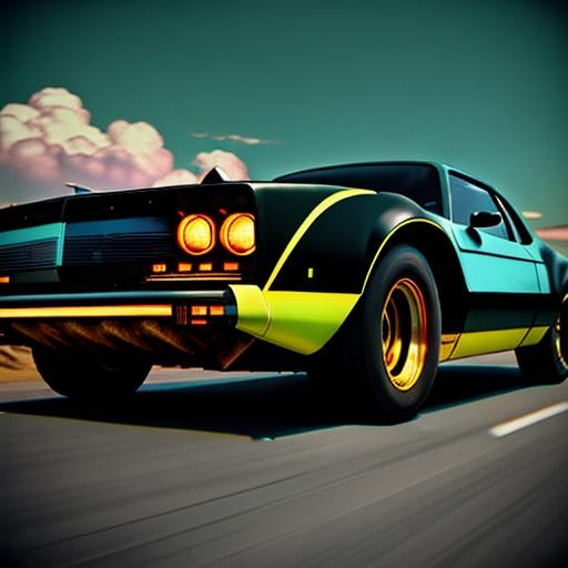 Retro-Futuristic '80s Concept Car Rat Rod