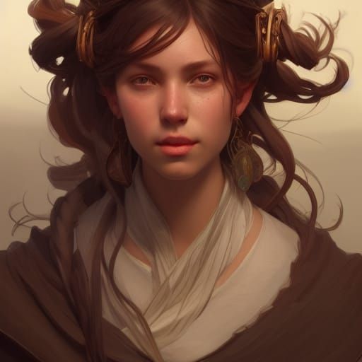 Detailed Portrait with Dynamic Lighting and Intricate Detail