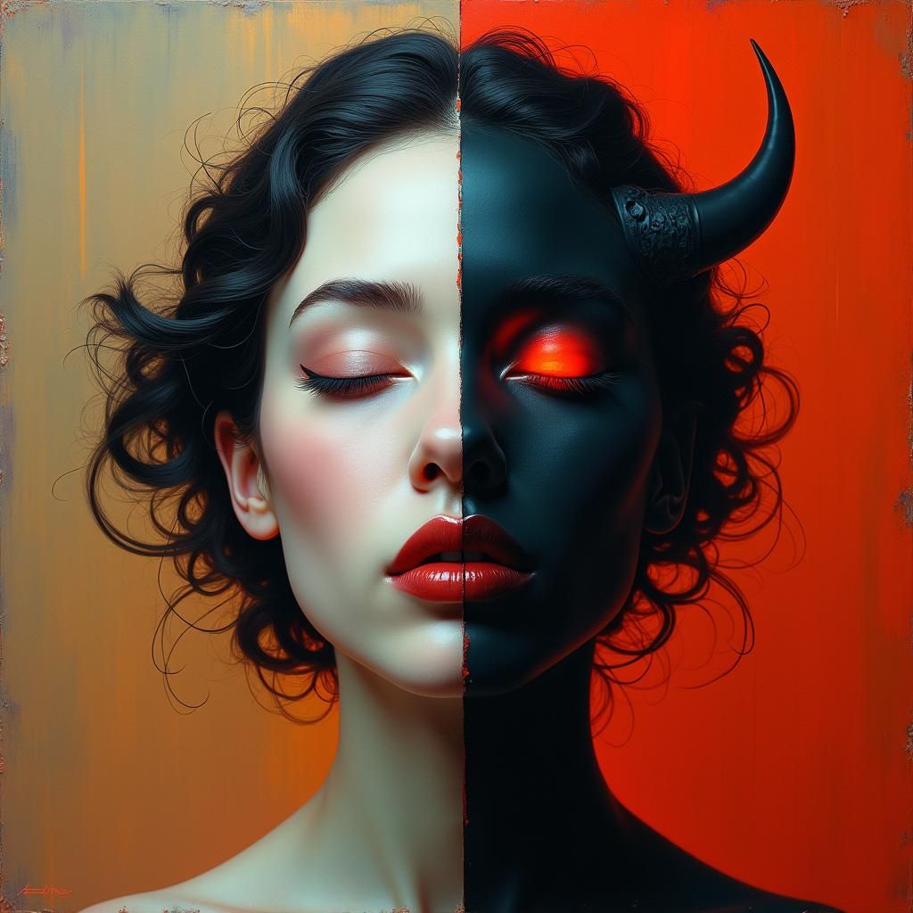 Enjoying My Double Side