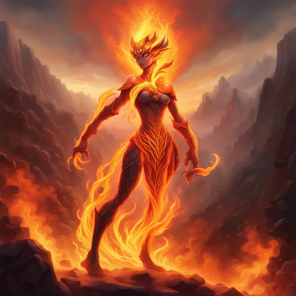 Ember: A Fiery Elemental Concept