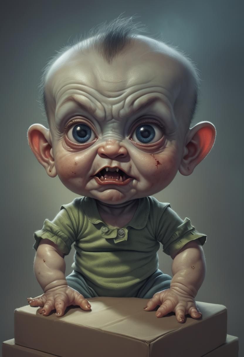 Image of an Evil Baby