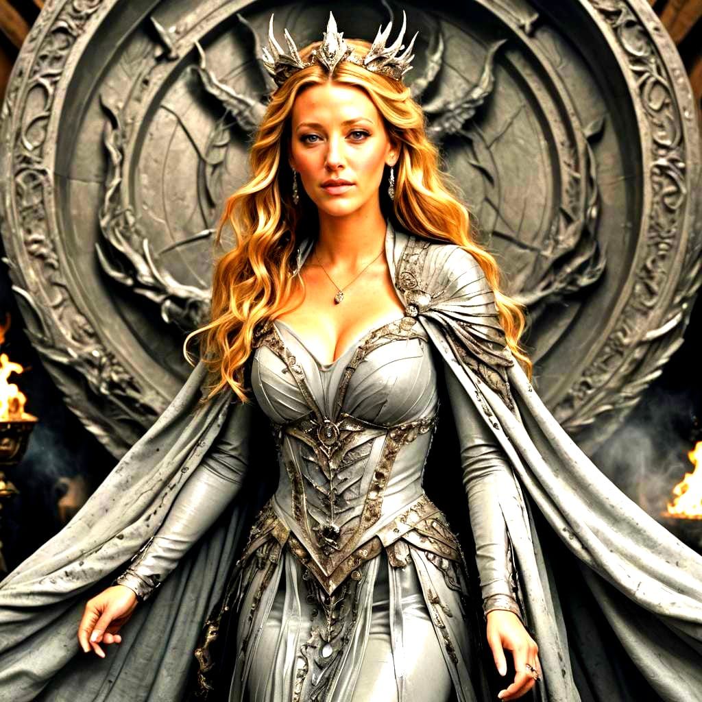 Blake Lively as Evil Sorceress Portrait