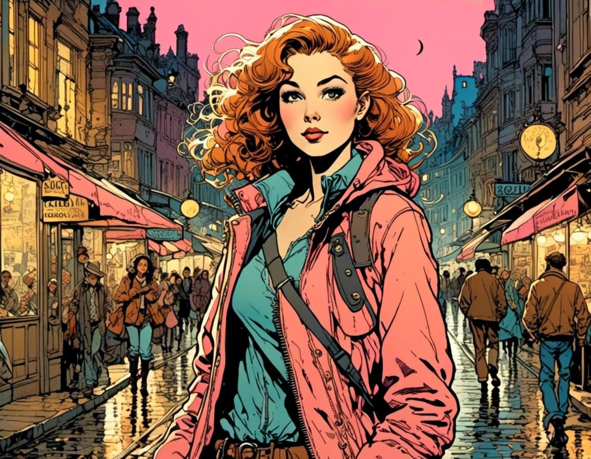 Seventeen-Year-Old Enjoying Nature in Dystopian Society